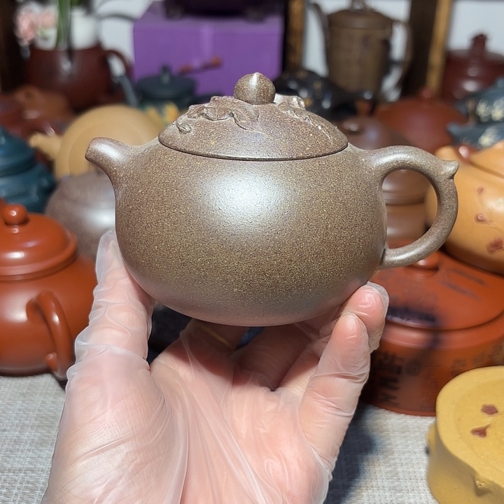 茶壶紫砂原矿宜兴紫砂微瑕