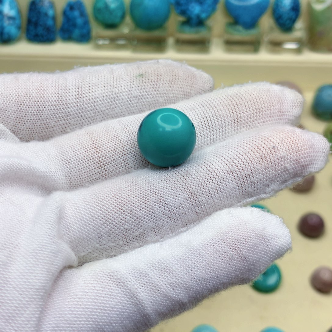 未镶嵌绿松石三彩随行