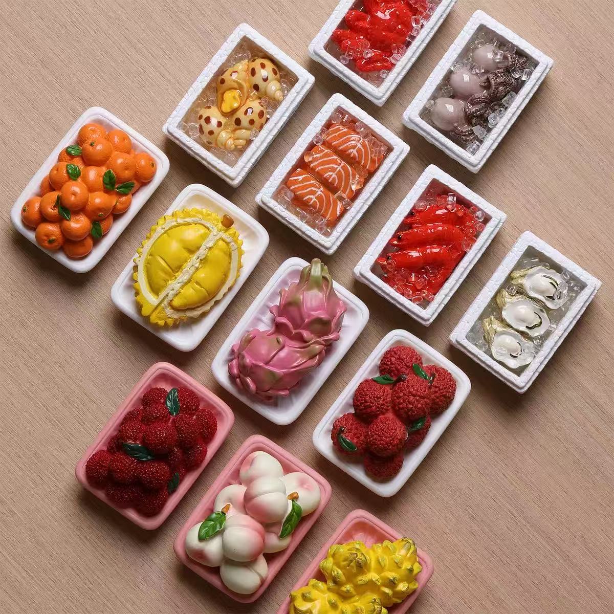 【自选兔鸭冰箱贴】2025新款仿真立体食物冰箱贴高货个性磁性冰箱贴