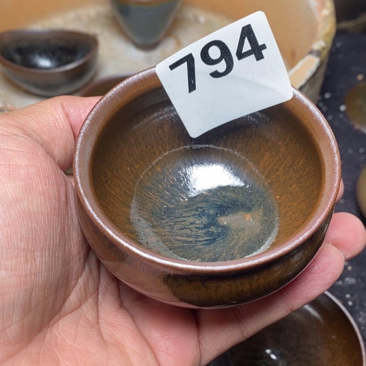 毛***y茶盏熊宇龙窑开窑中