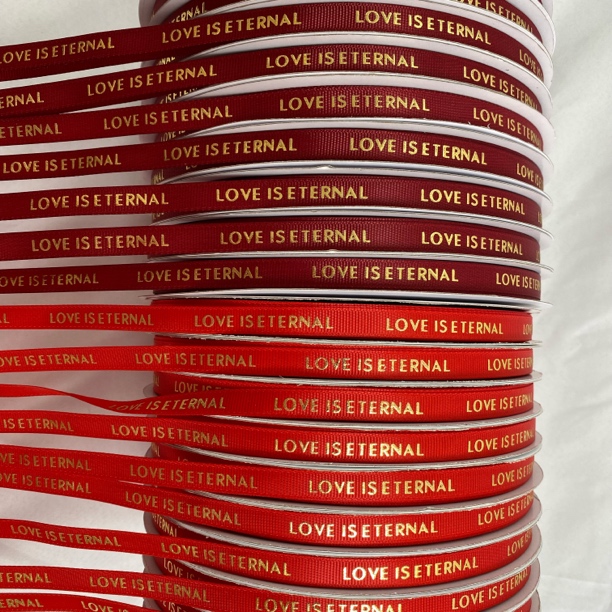 花店罗纹烫金100码用于鲜花蛋糕包装礼物装饰丝带花艺用品批发