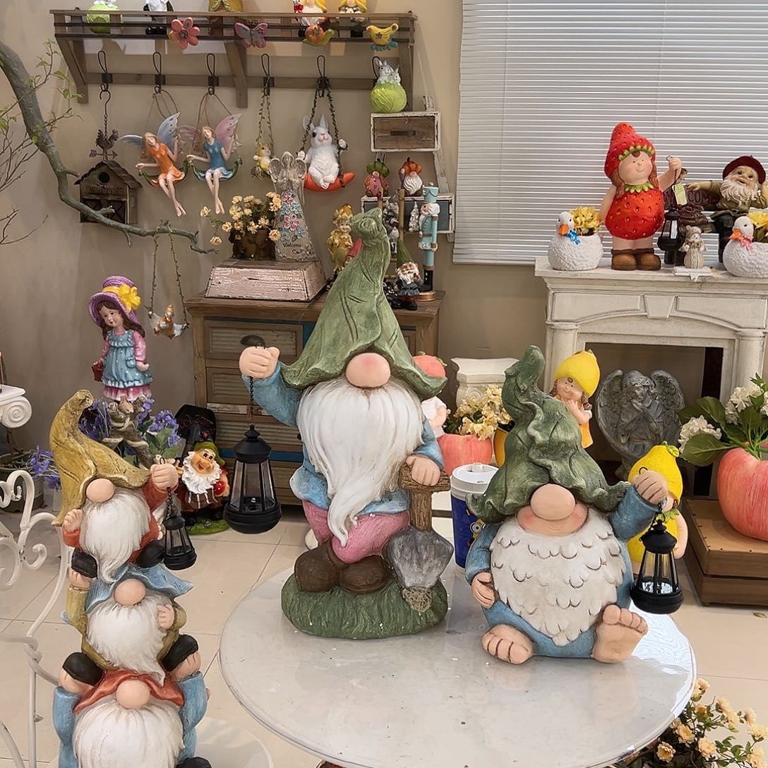 花园摆件红红火火