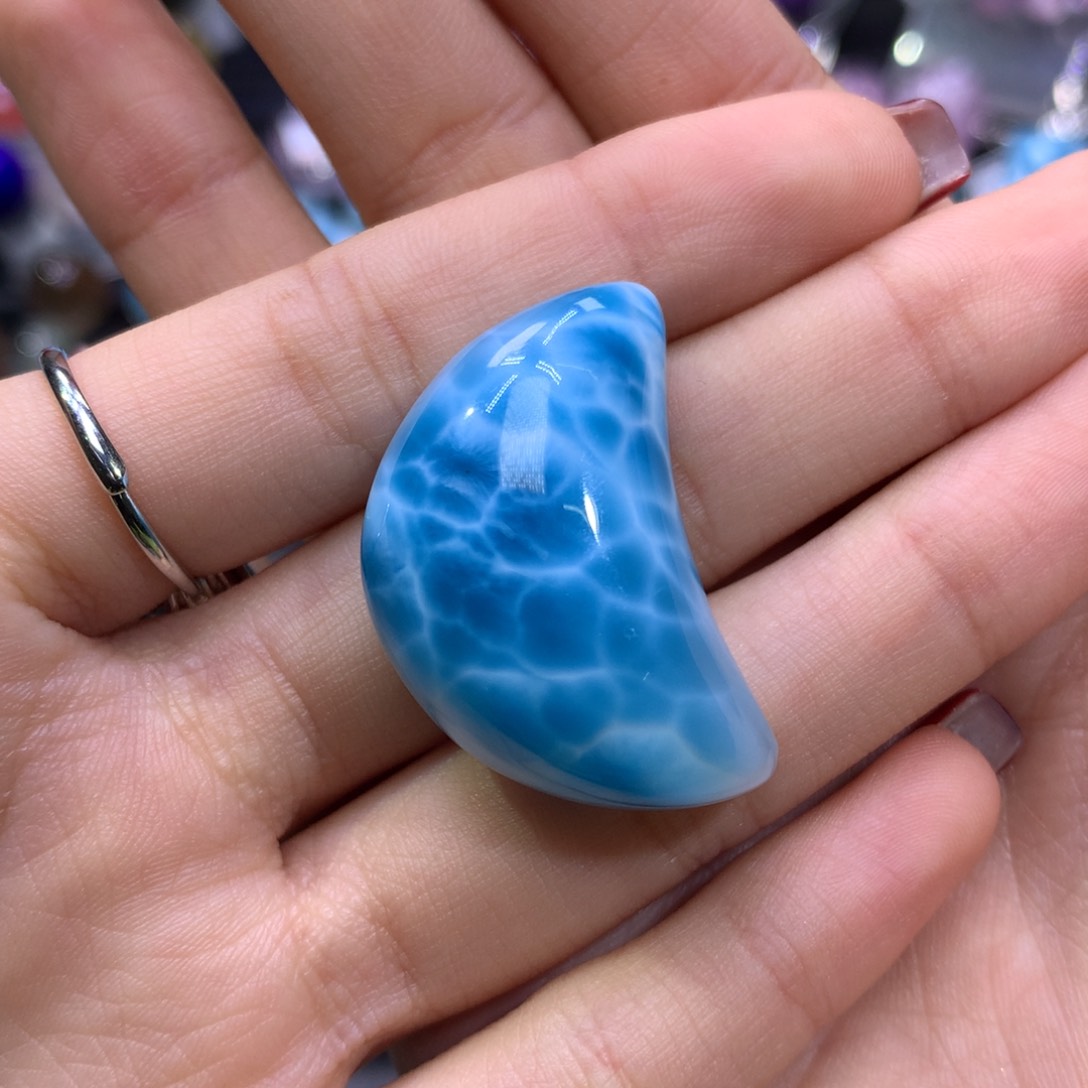 针钠钙石（海纹石）颈饰未镶嵌忧****6