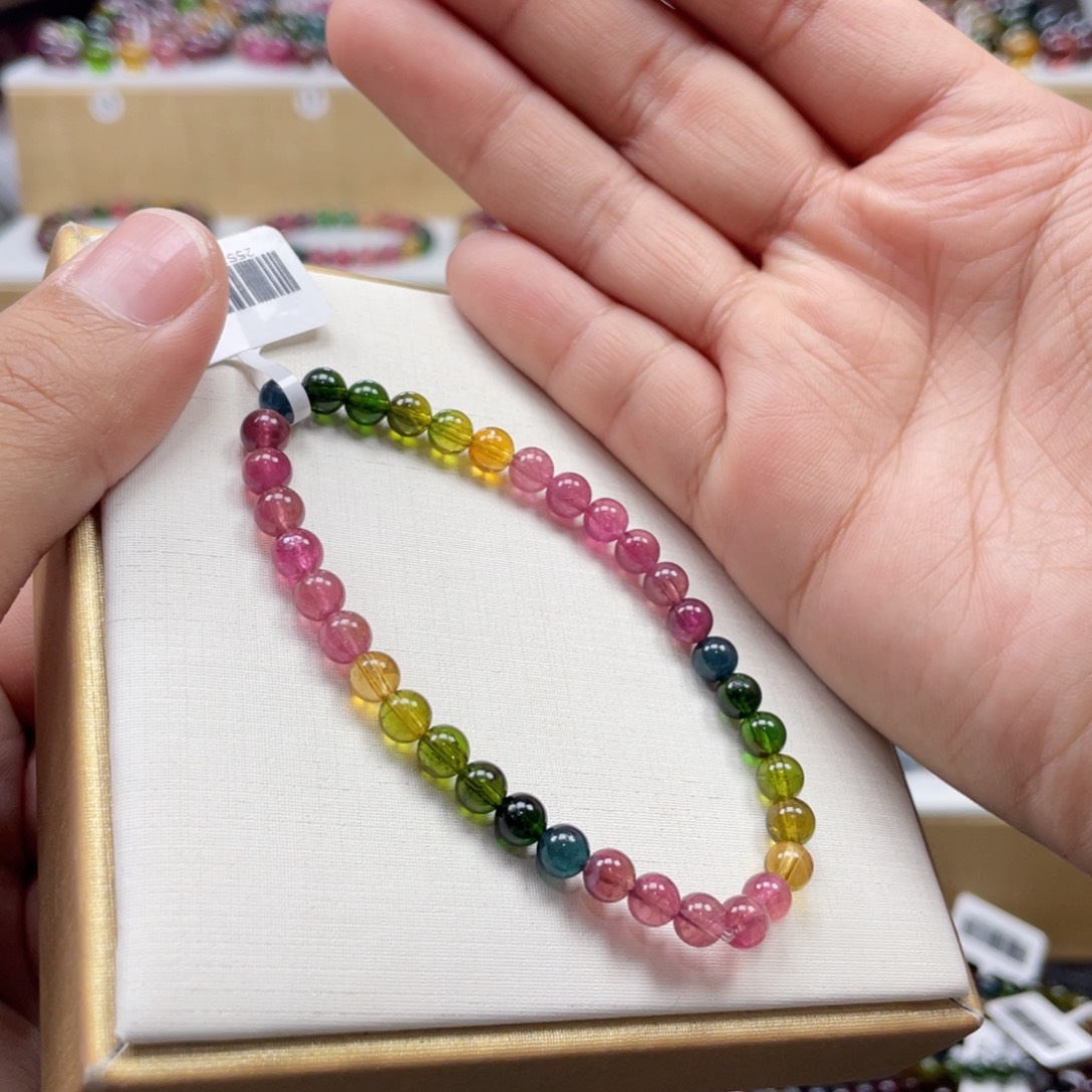 碧玺未镶嵌手串5.3mmmmmmmmmmm