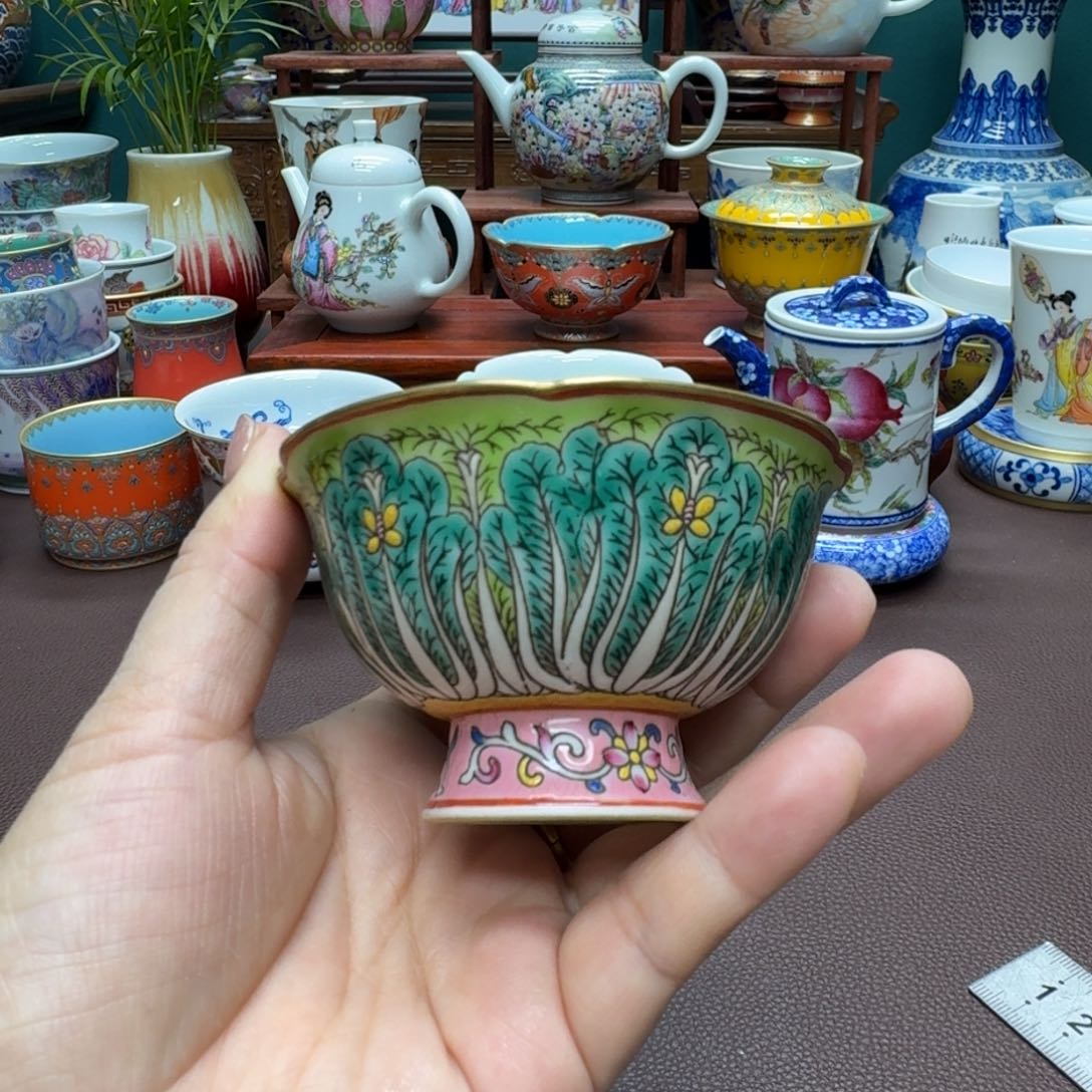 瓷片景德镇仿古手工制作精品展示