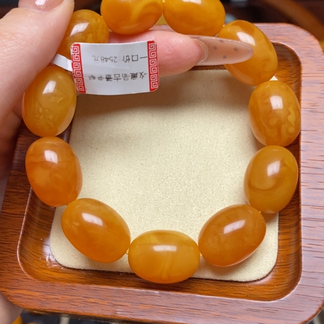 【闪购商品】蜜蜡手链未镶嵌手串