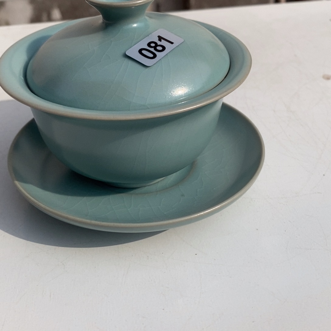 摆件坤*抱朴汝瓷仿古微瑕