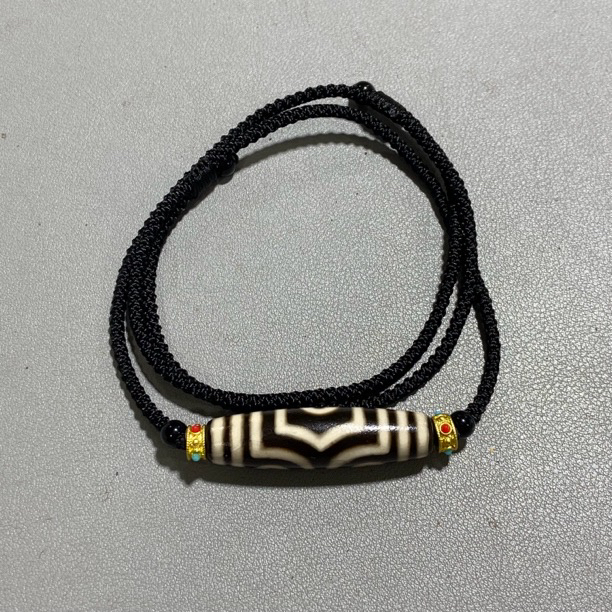 C257玛瑙黑白藏式珠子吊坠（多样性发货发其一）