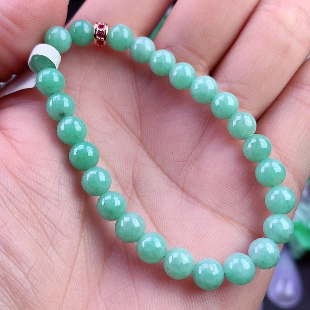 未镶嵌手链翡翠手串