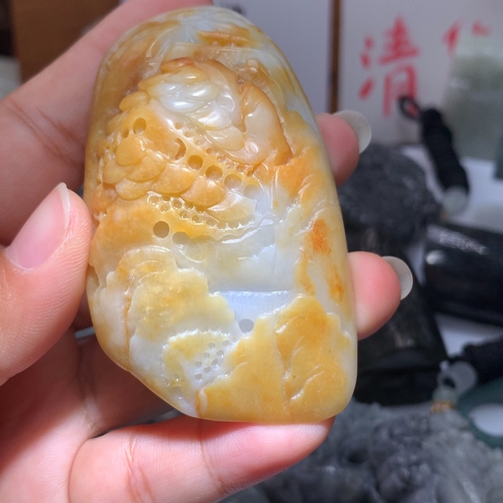 翡翠未镶嵌颈饰保真天然A货翡翠