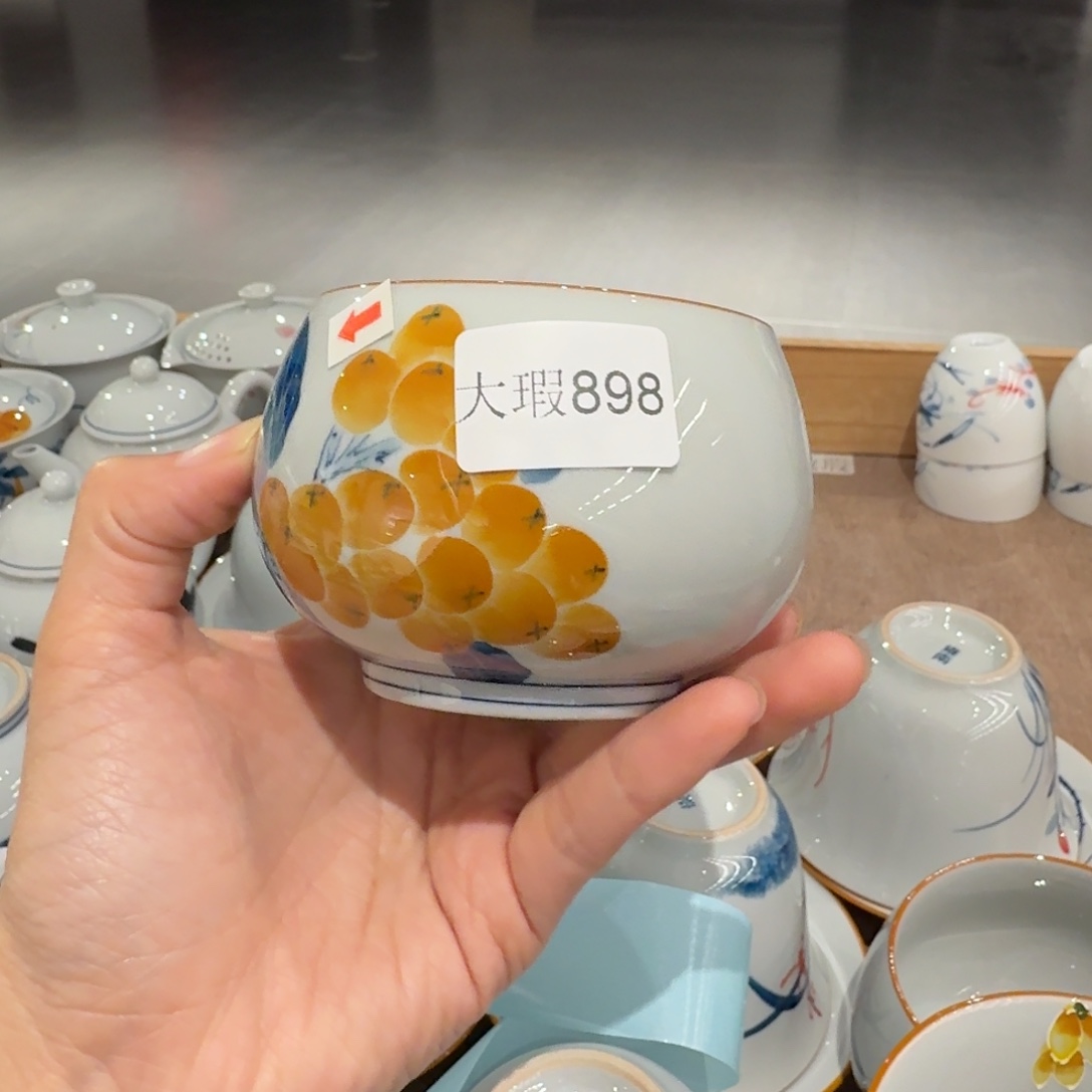 釉下彩纯手绘微瑕