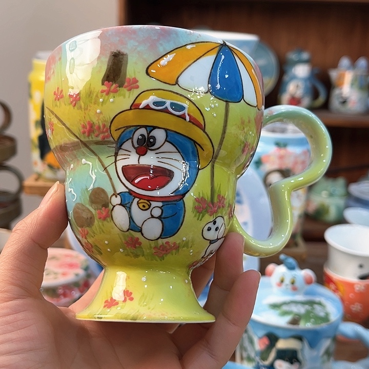 陶景德镇釉下手绘陶瓷 