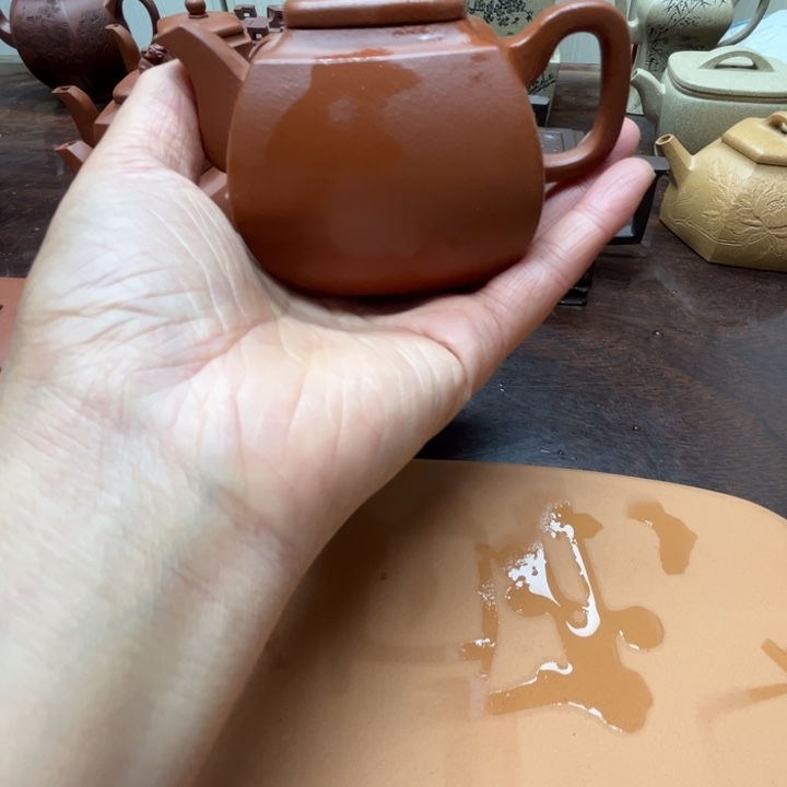 茶壶紫砂罗*朱泥微瑕180c c
