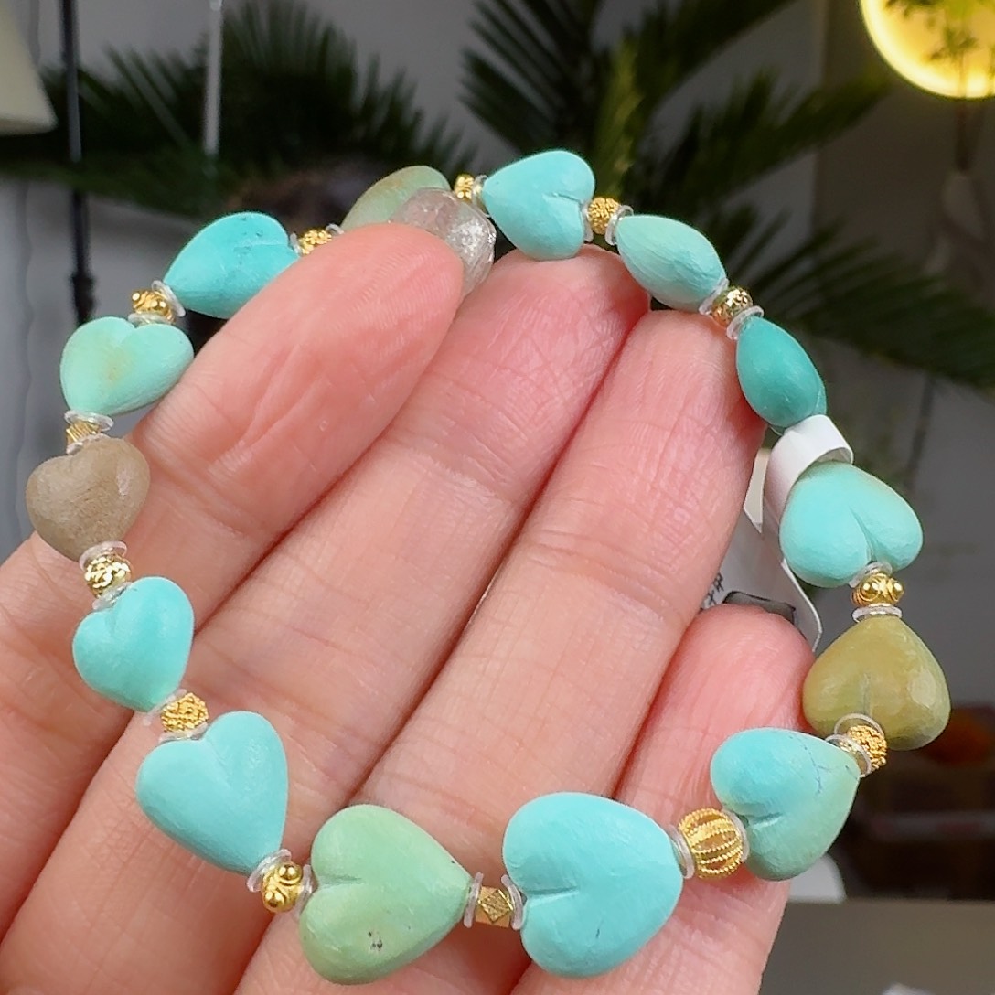 绿松石珠宝奇石未镶嵌