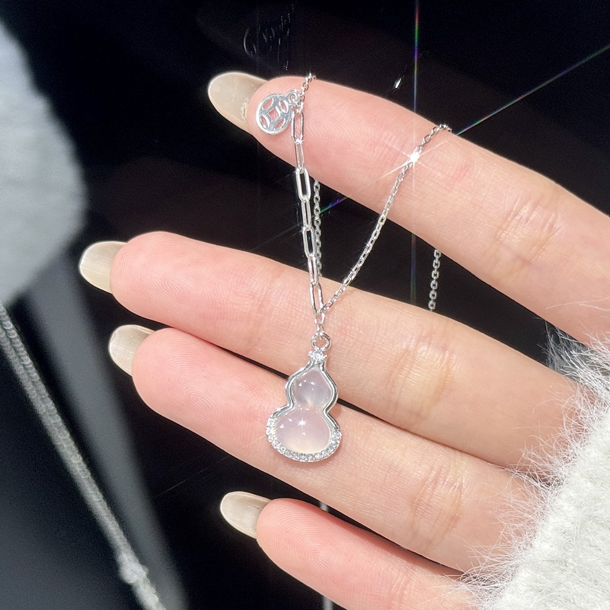 钛钢项链 PANLANE新款金钱葫芦项链项链女款2025年新款爆款