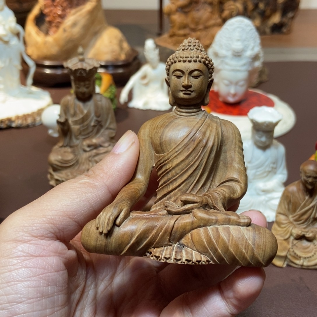金***刻檀香木檀香木工艺品摆件
