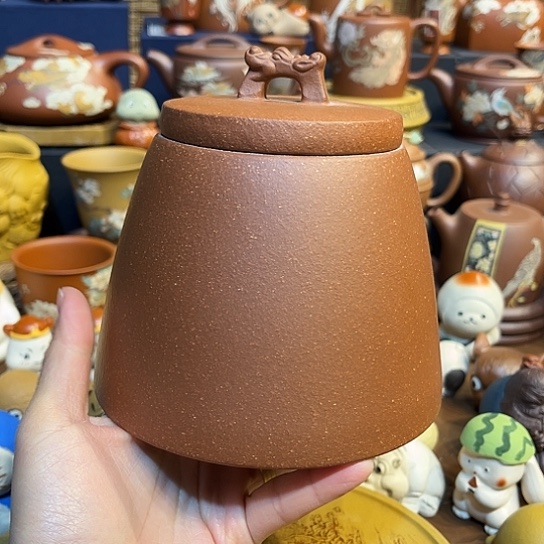紫砂茶杯紫砂茶叶罐