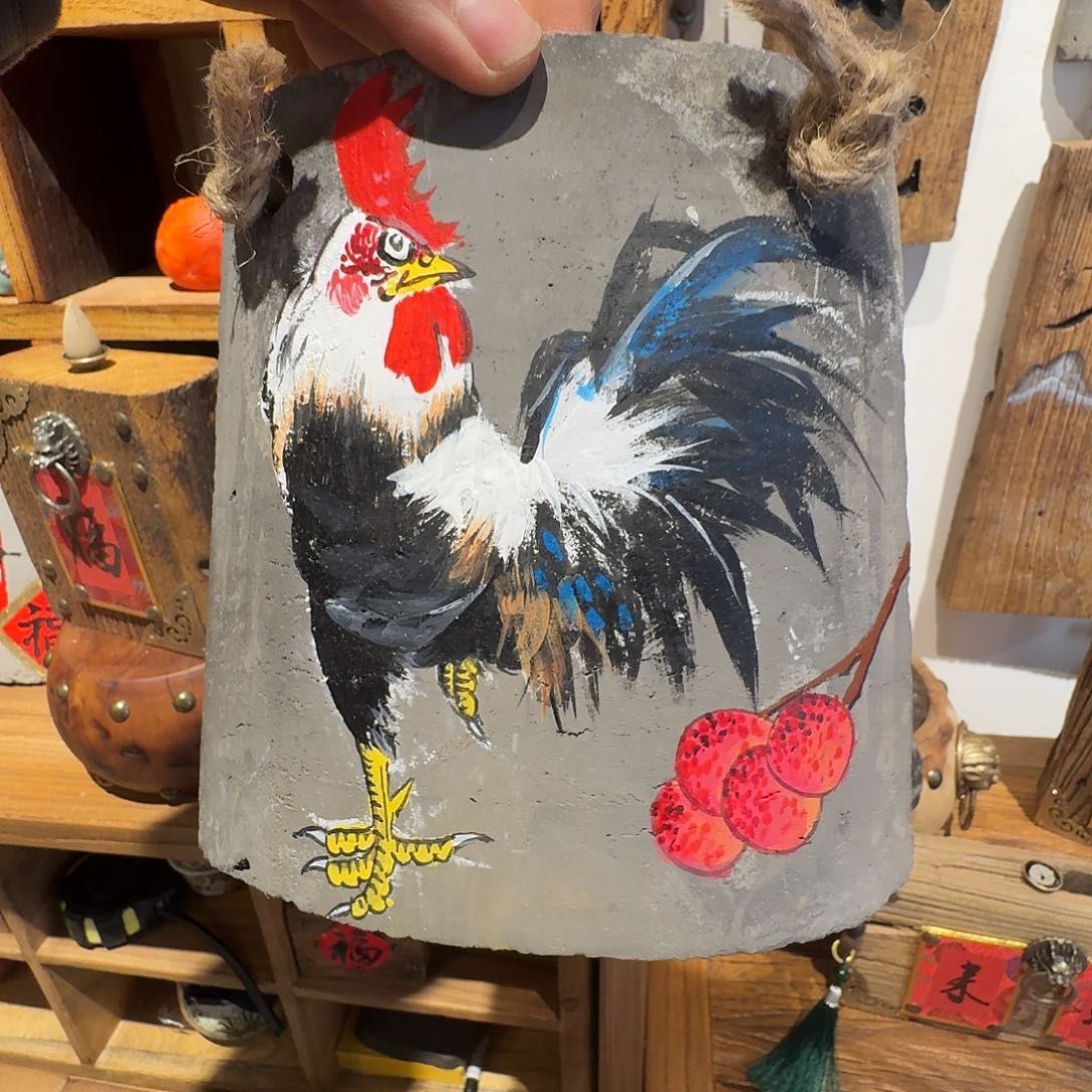 大公鸡瓦片一个包邮