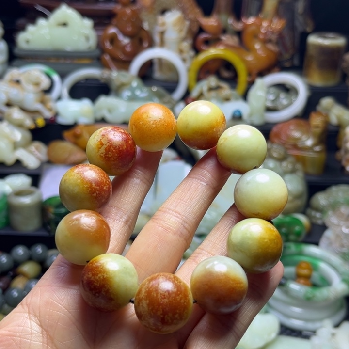 斗***士白玉菩提手串圆珠2.0