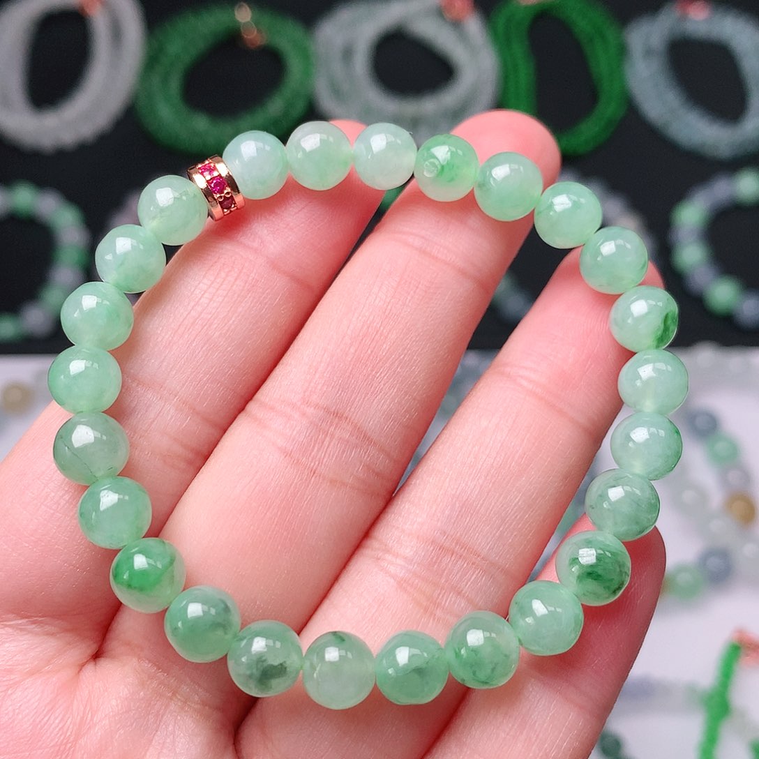 未镶嵌翡翠手链翡翠