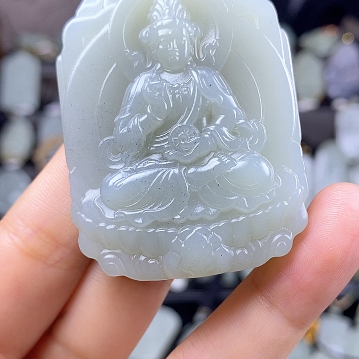 和田玉挂件未镶嵌A*L