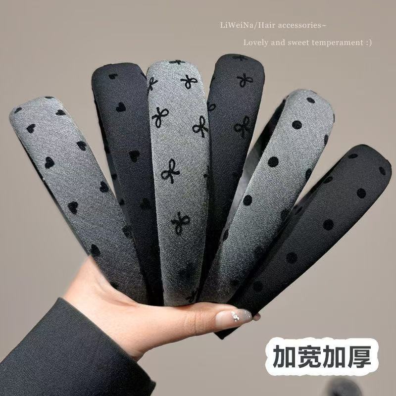 复古发箍秋冬网红头箍少女风女日韩欧美风加宽高颅顶欧美气质文艺