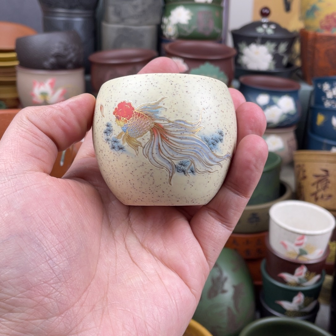 紫砂茶杯紫砂茶杯