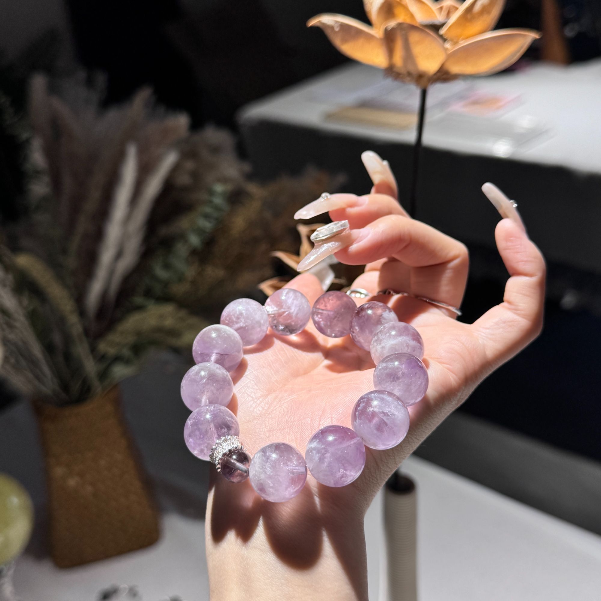 【喜饰原创 向晚】14mm紫水晶手串 561 深浅随机多样性发货