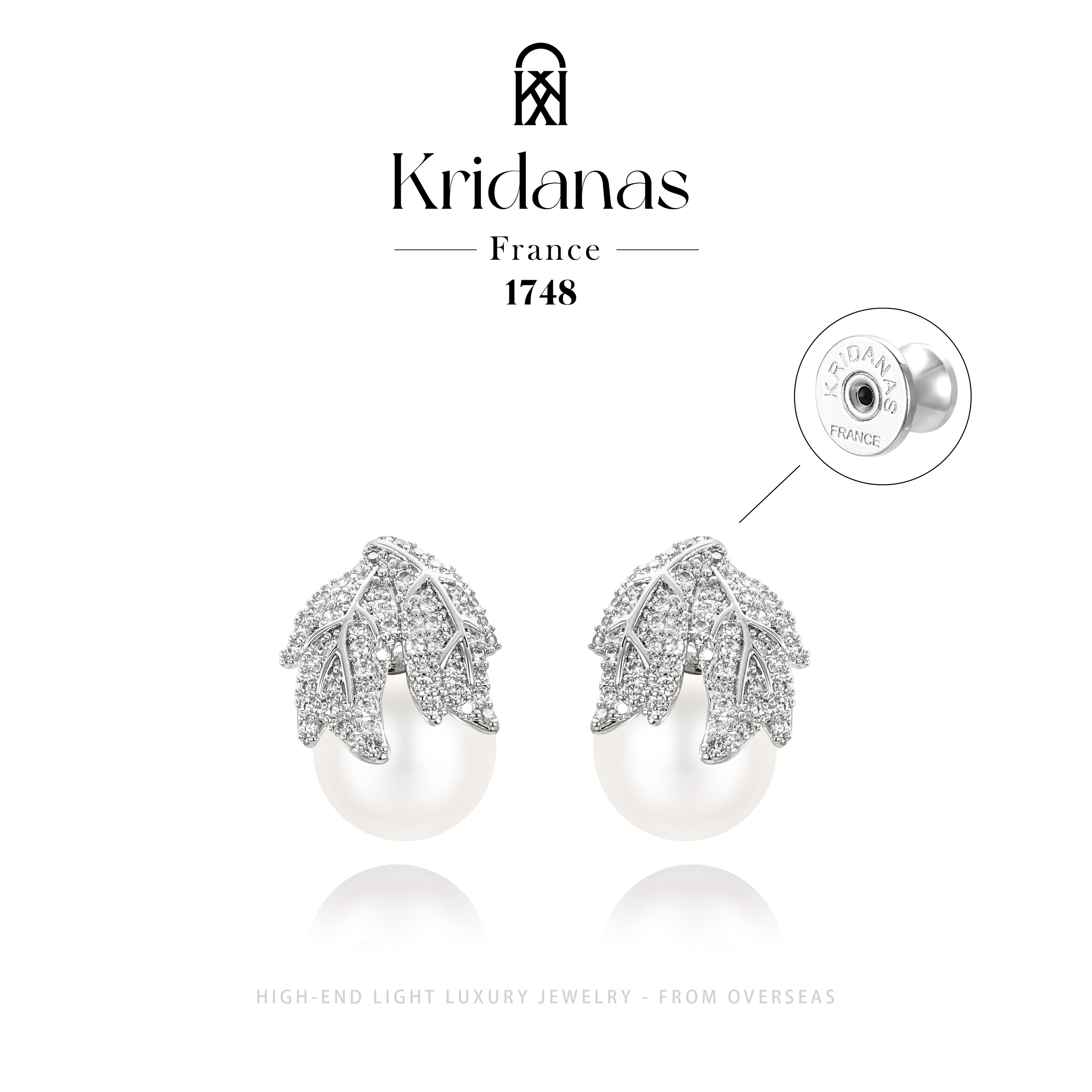 【夜与法兰西】Kridanas法式时尚轻奢耳坠F0783