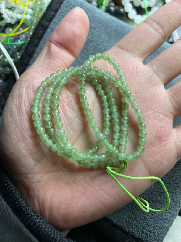 纯天然和田玉珠子