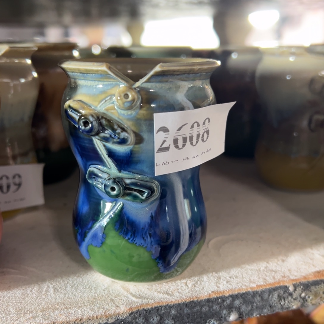 红陶景德镇手工花盆