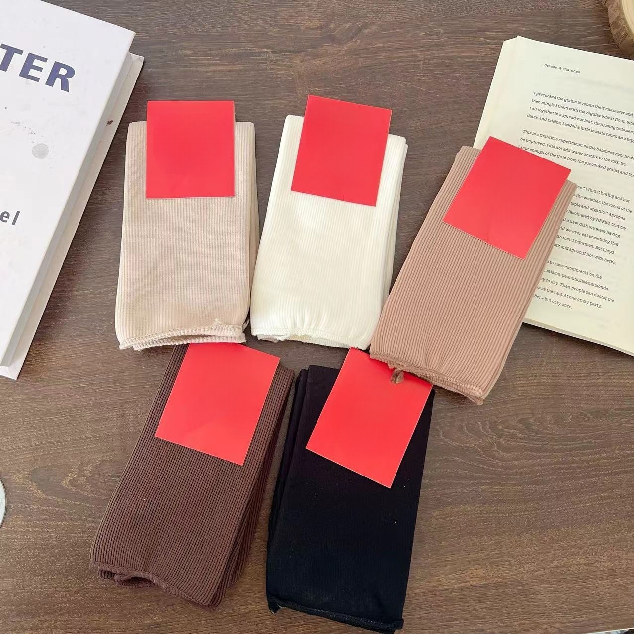 女款冬季加绒加厚中高筒保暖雪地袜亲子(不挑颜色一组5双)Z1449