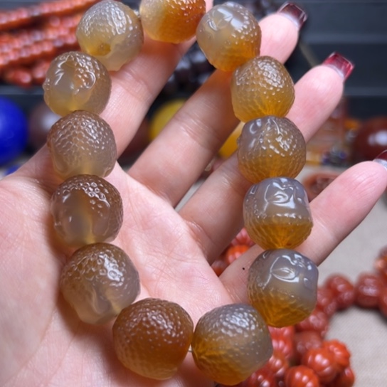 玛瑙/玉髓颈饰未镶嵌用****9