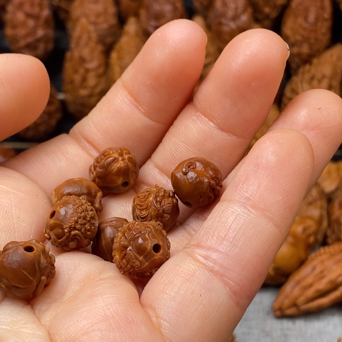 橄榄核手串/手链不*哉核雕手串