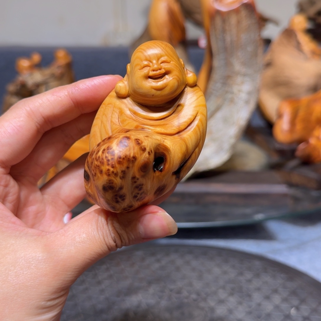 柏木（崖柏）崖柏手把件摆件