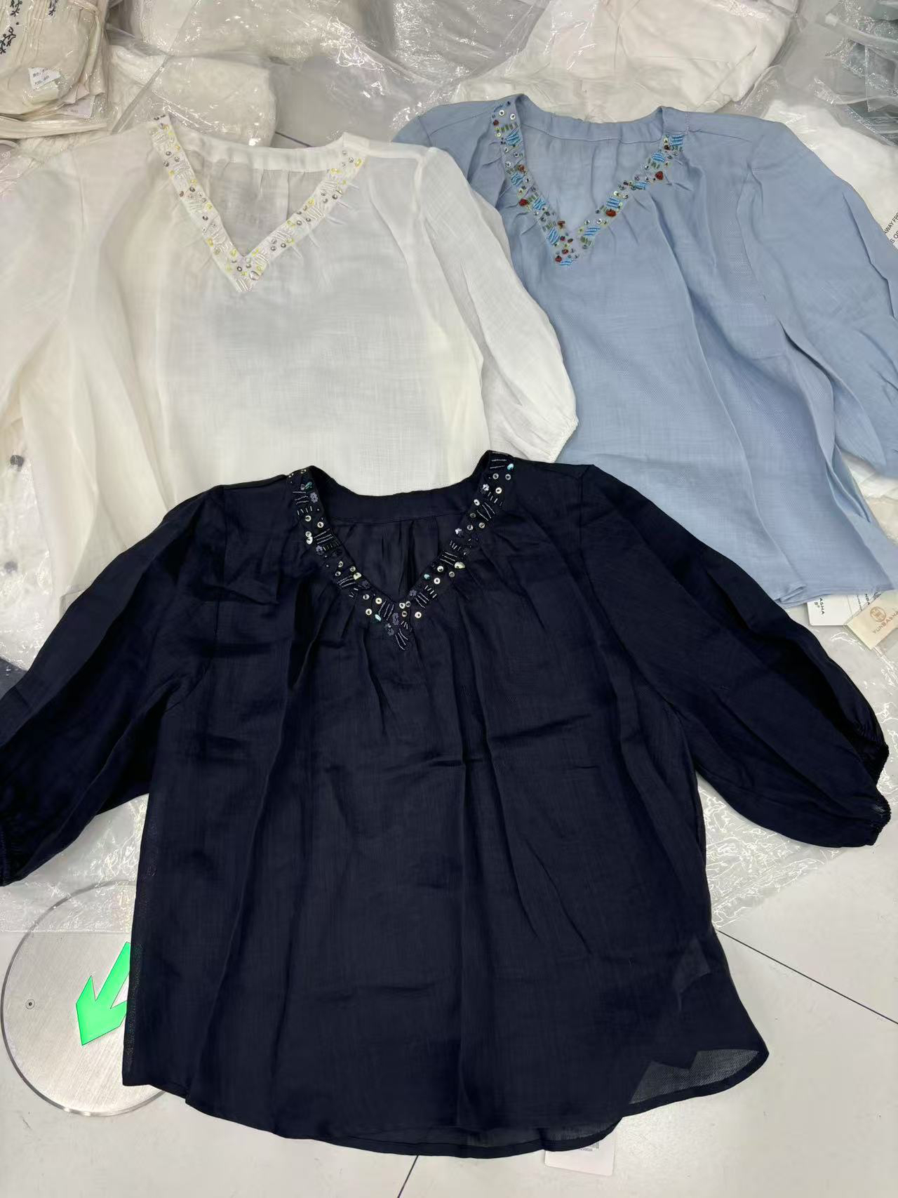 金子家夏款上新 度假风重工小上衣 不支持7天无理由退换