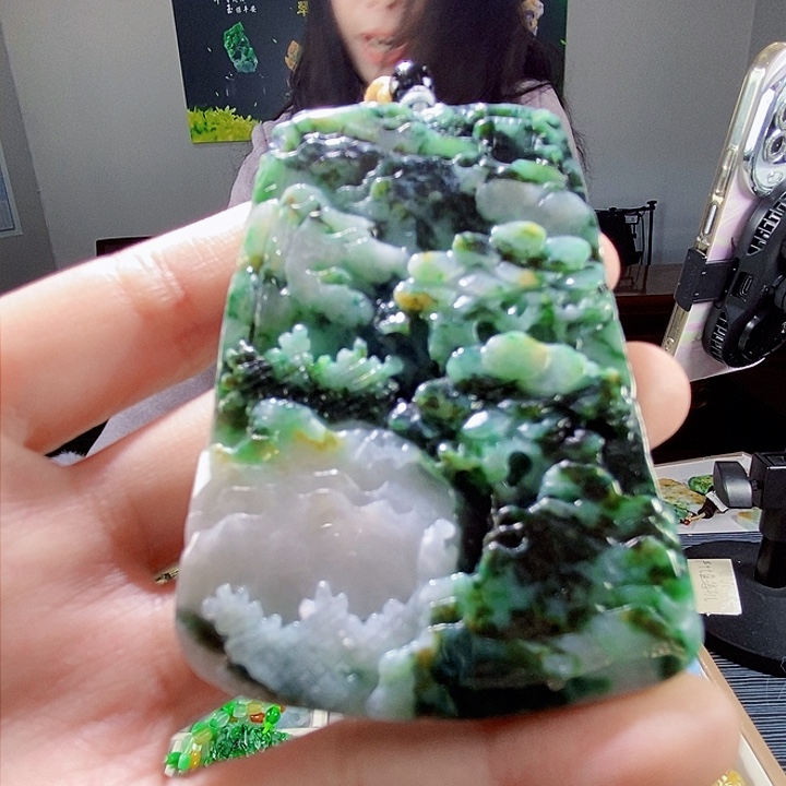 颈饰未镶嵌翡翠翡翠