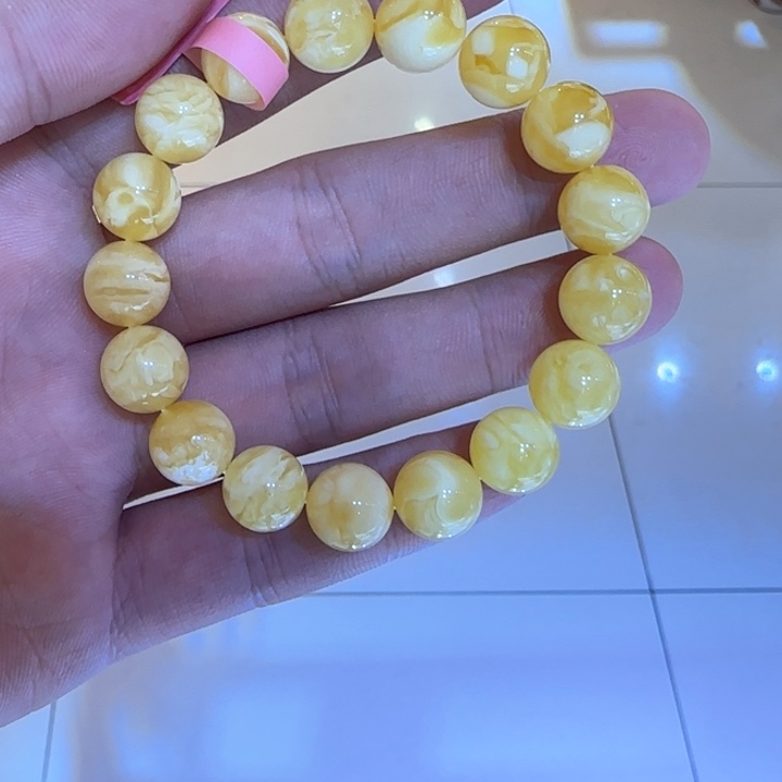 手链琥珀未镶嵌蜜蜡