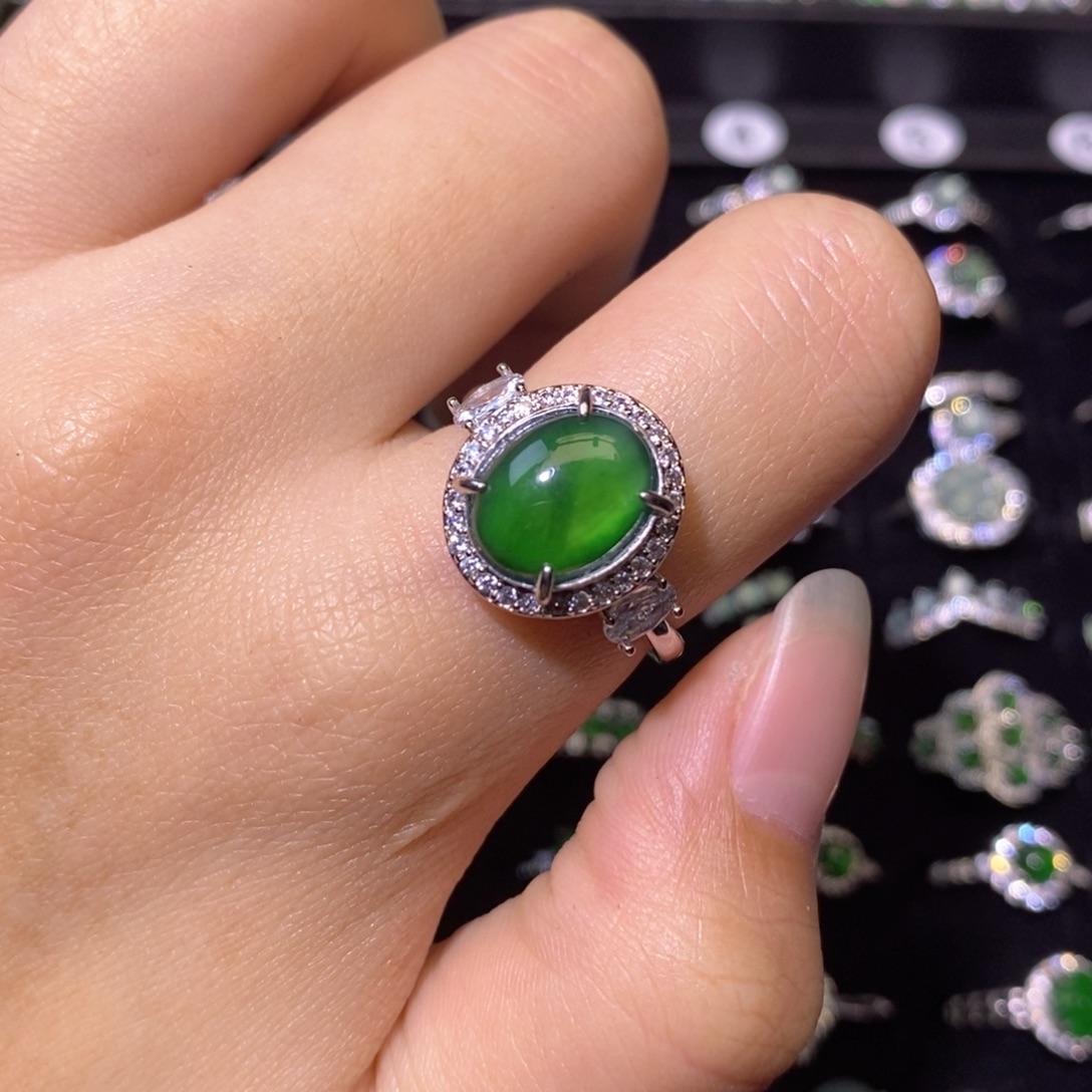 翡翠未镶嵌颈饰天然