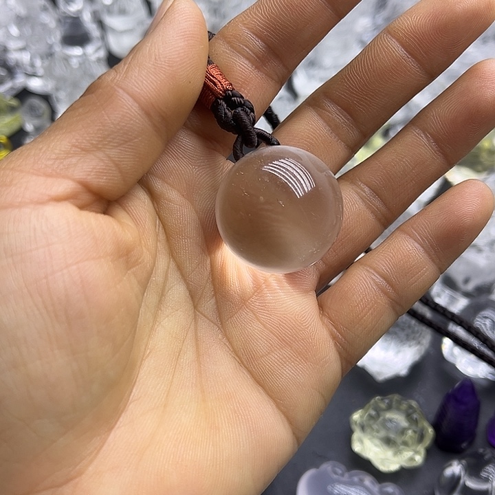 水晶摆件未镶嵌吊坠