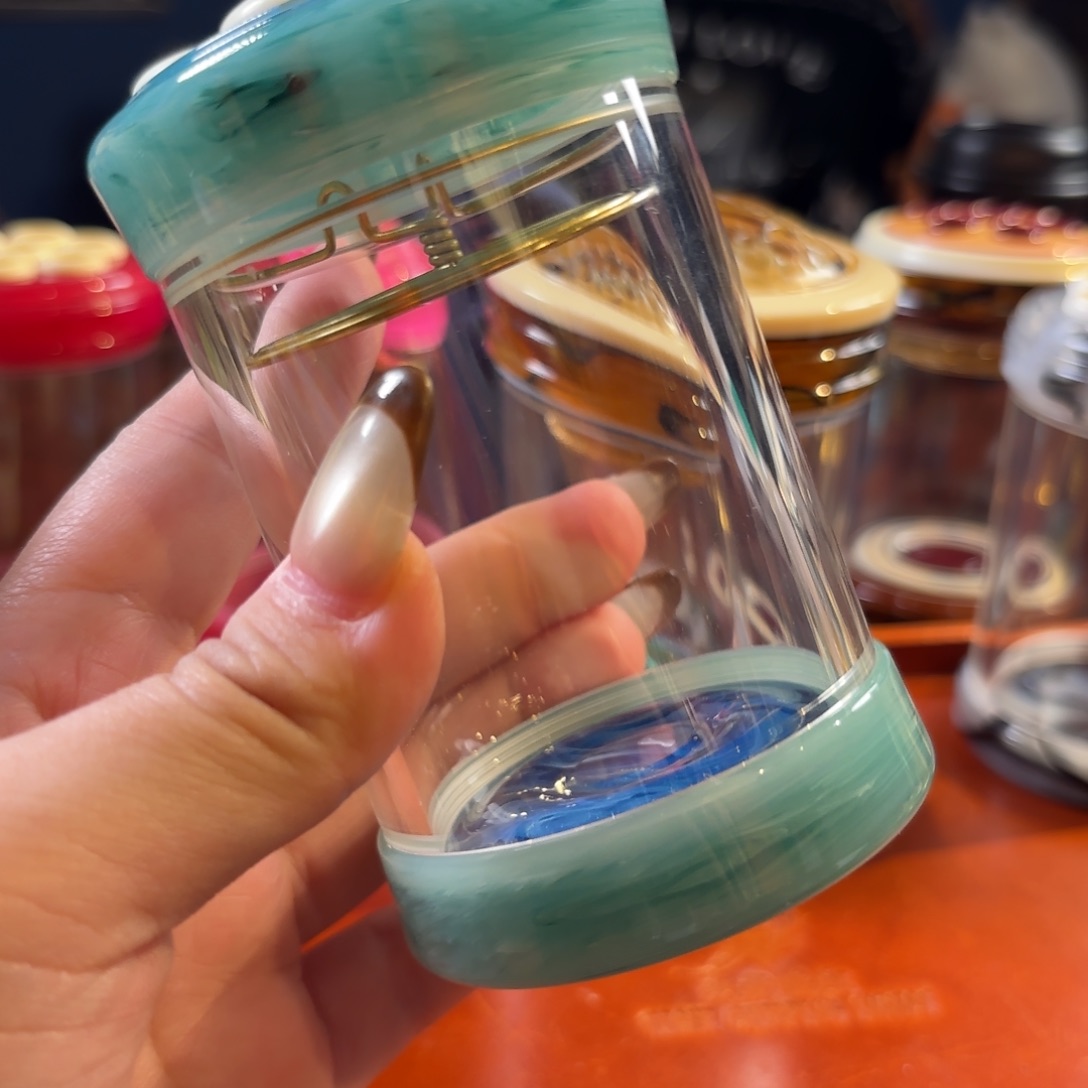 牛***迷蓝鎏金七孔蝈蝈罐