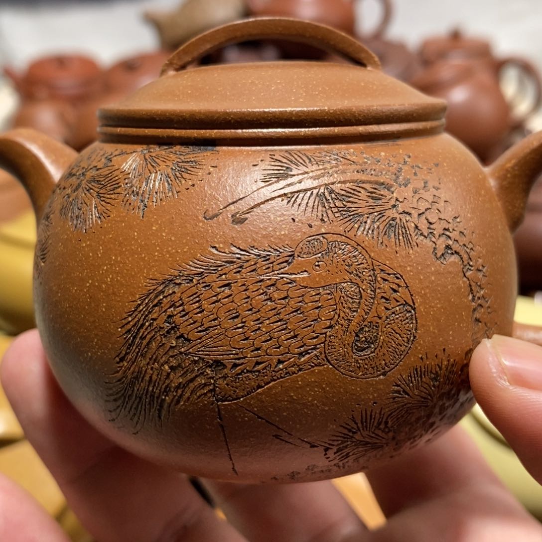 紫砂茶壶画**云闪购商品紫砂壶