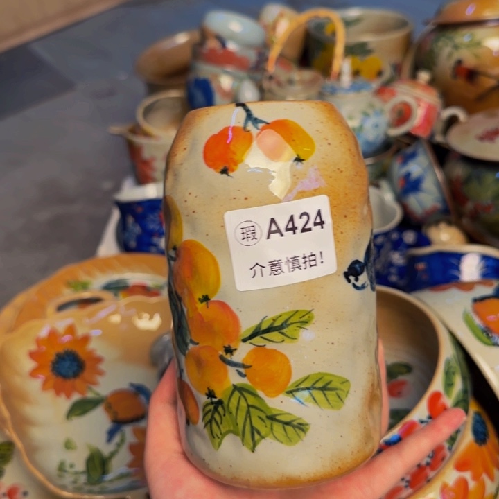 瓷片景德镇陶瓷手工手绘