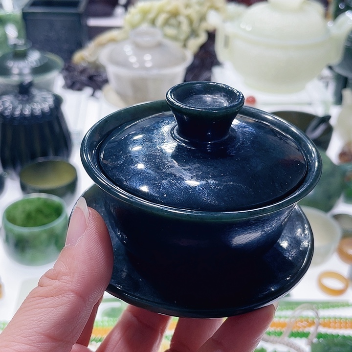 和田玉（青玉）挂件未镶嵌