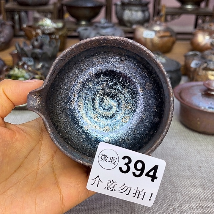裸柴烧陶瓷手工茶器