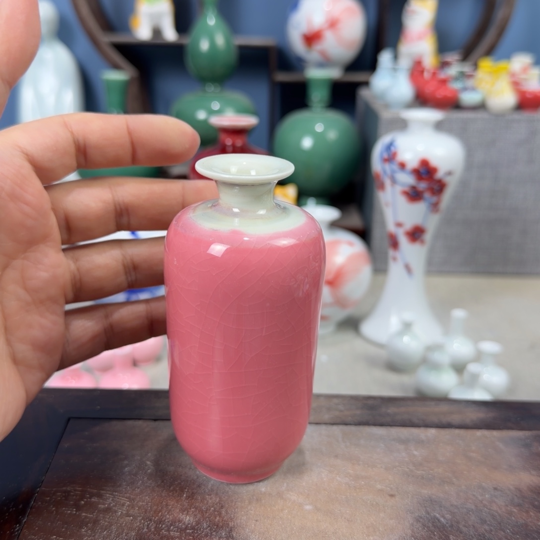 陶瓷手工小花器摆件