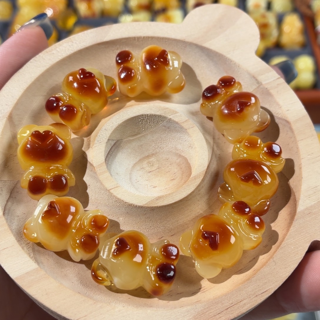 蜜蜡未镶嵌裸石定制