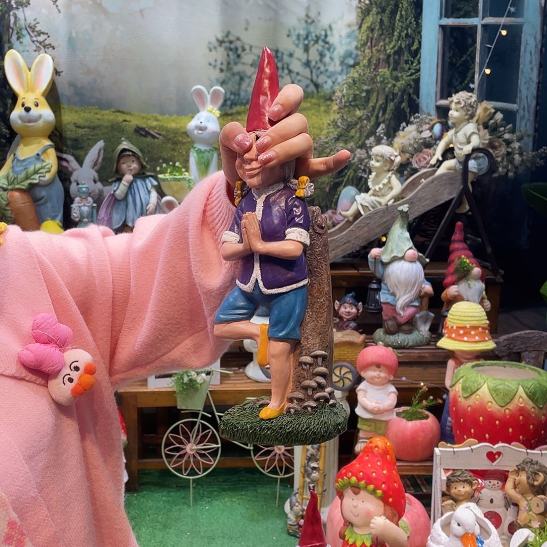 摆件花园摆件红红火火