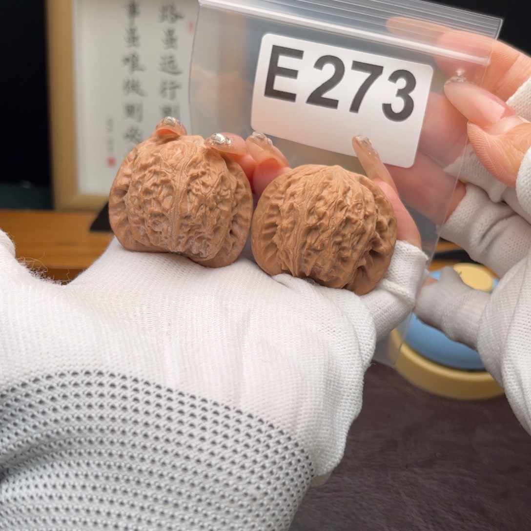 文玩核桃把件39战鼓e273