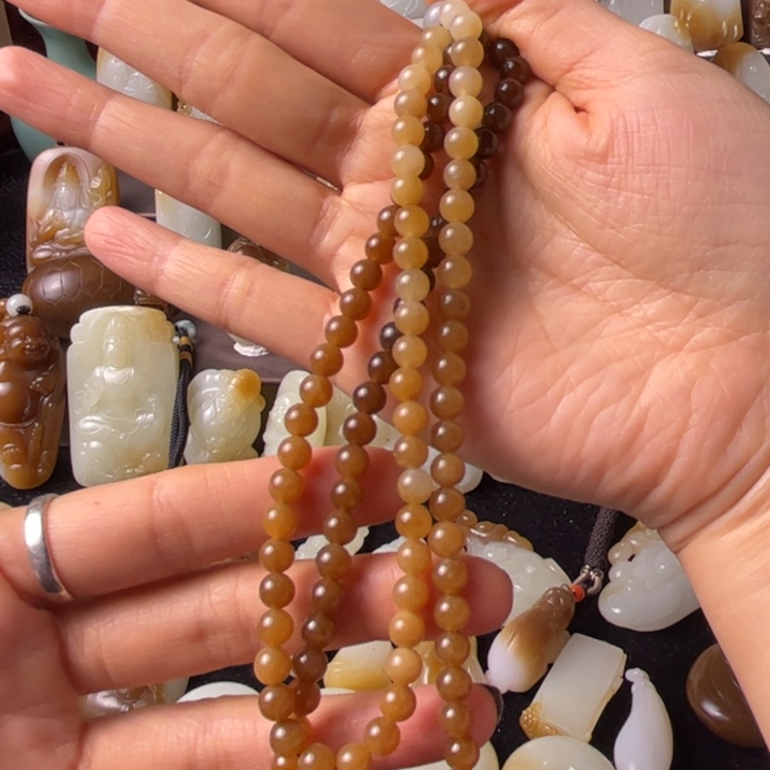 和田玉（糖玉）手链未镶嵌